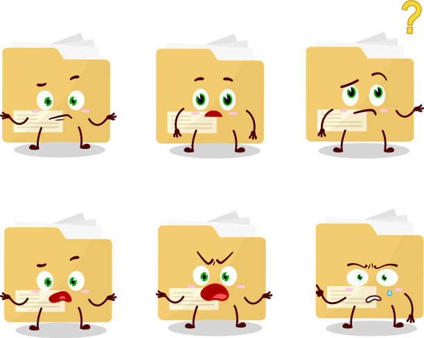 卡通人物文件夹里有什么图片下载