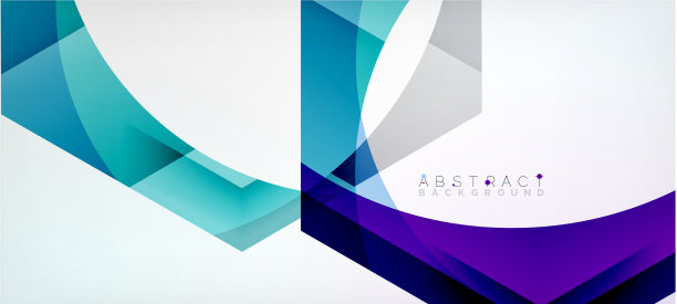 彩色六边形几何抽象图片下载