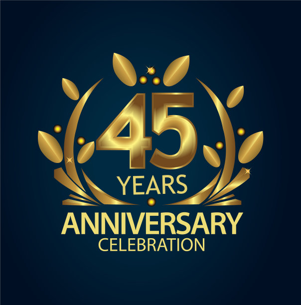 45周年金婚纪念日图片下载