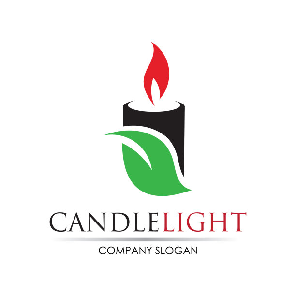 烛光图标标志设计模板图片下载