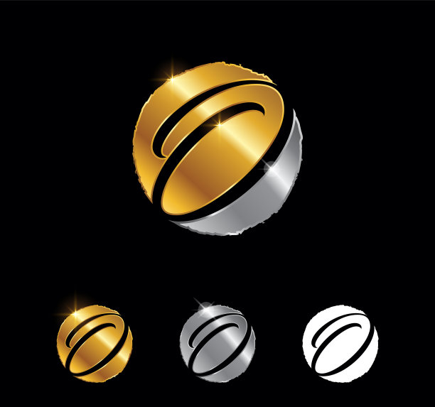 金色字母o首字母图片下载