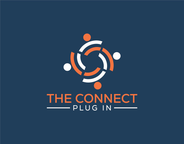 创意人标志团队连通性标志图片下载