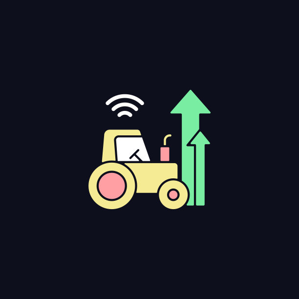 农业现代化RGB颜色图标为暗主题图片下载