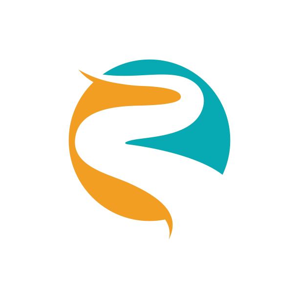 河流图标矢量插图设计图片下载