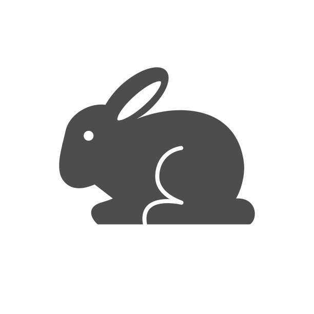 没有测试动物或残忍自由图标图片下载