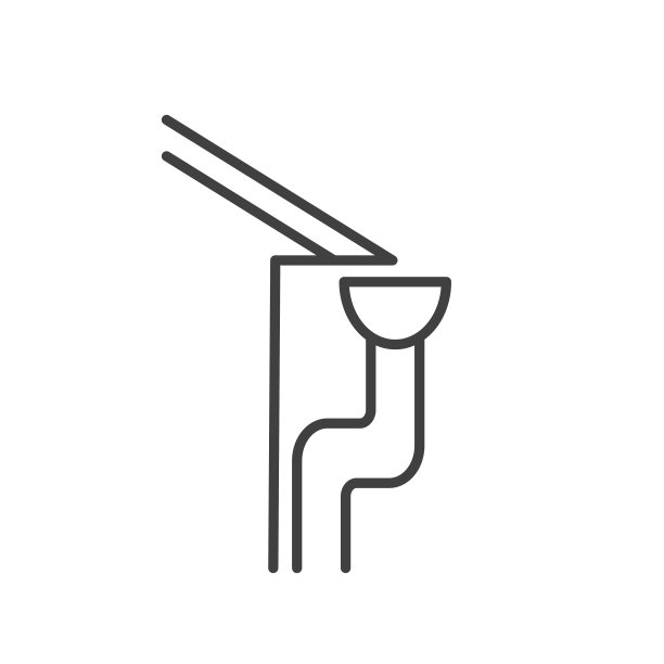 天沟排水系统图标图片下载