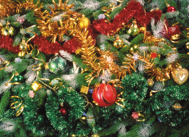 圣诞节装饰装饰品和背景图片下载