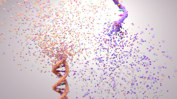 DNA和RNA的螺旋。对DNA和RNA分子结构差异的说明。图片下载