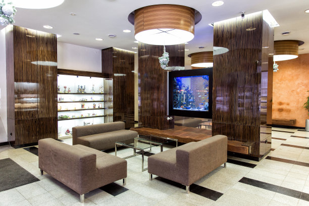 豪华的酒店大堂内部图片下载