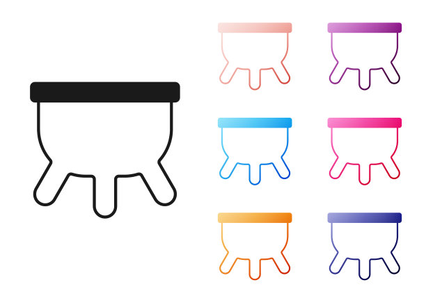 黑色乳房图标孤立在白色背景设置图片下载