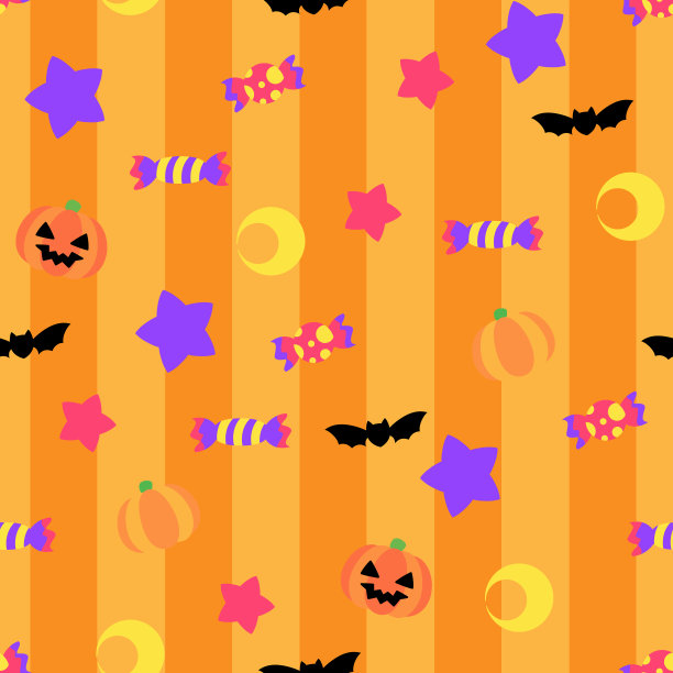 万圣节无缝模式图片下载