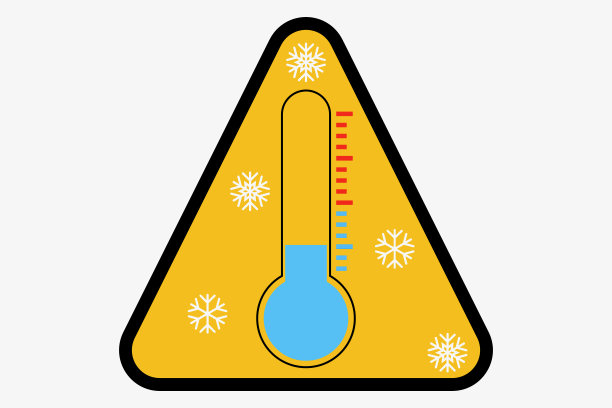 寒冷天气警告图片下载