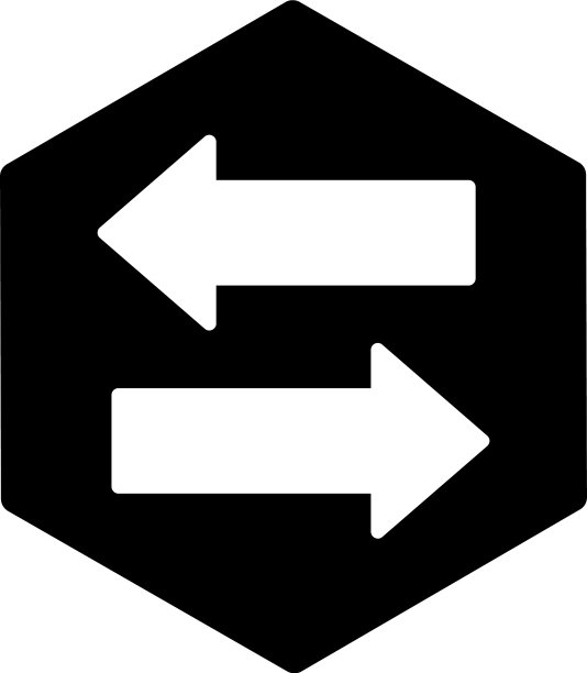 相反方向路牌图片下载