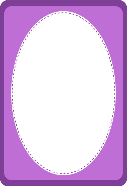 空的椭圆形旗帜模板图片下载