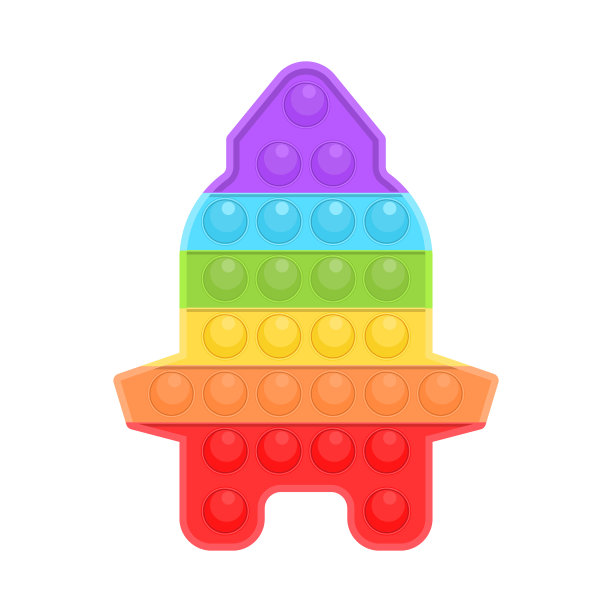 流行它新的流行儿童硅胶彩色玩具图片下载