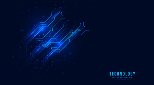 摘要电路线技术背景图片下载