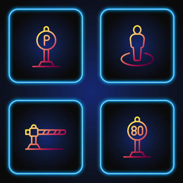 设置行限速交通停车护栏图片下载