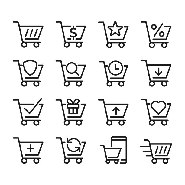 购物车图标为购物车图标设计图片下载