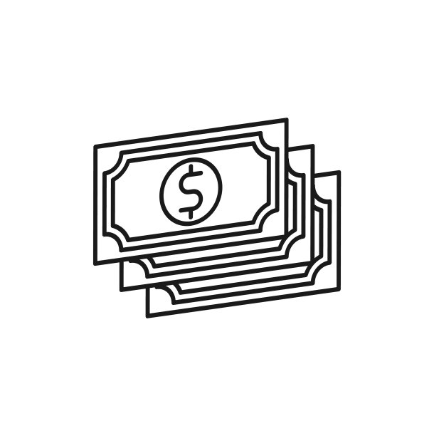 美元金钱图标设计概念图片下载