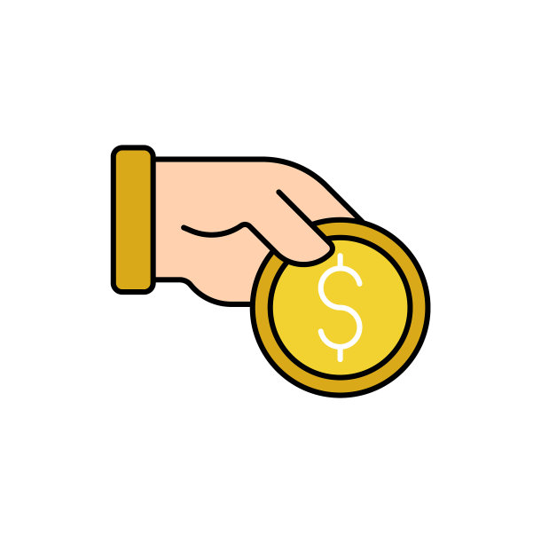 手持现金图标图片下载