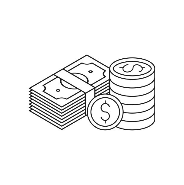 货币图标为美元货币图标设计理念图片下载