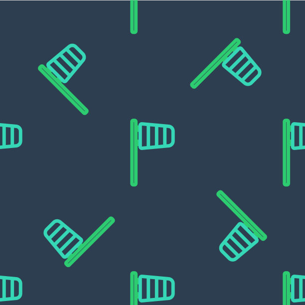 线锥气象学风向标志风向标图标图片下载