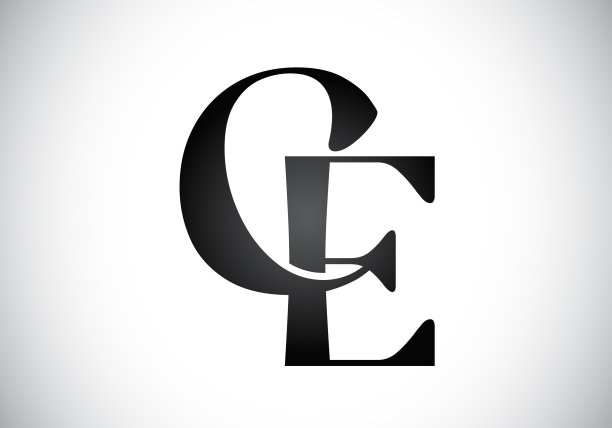 英文首字母标识设计模板图形图片下载