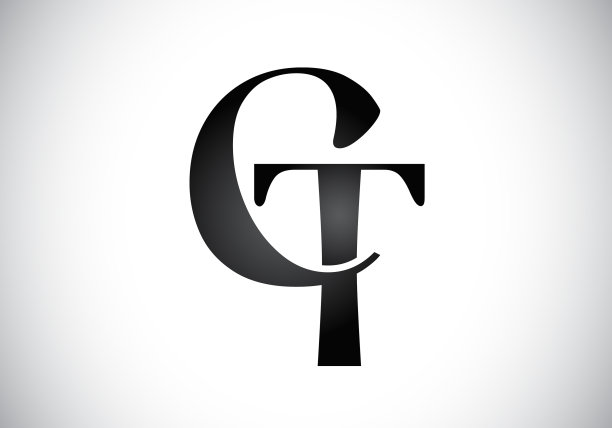 C t首字母标识设计模板图形图片下载