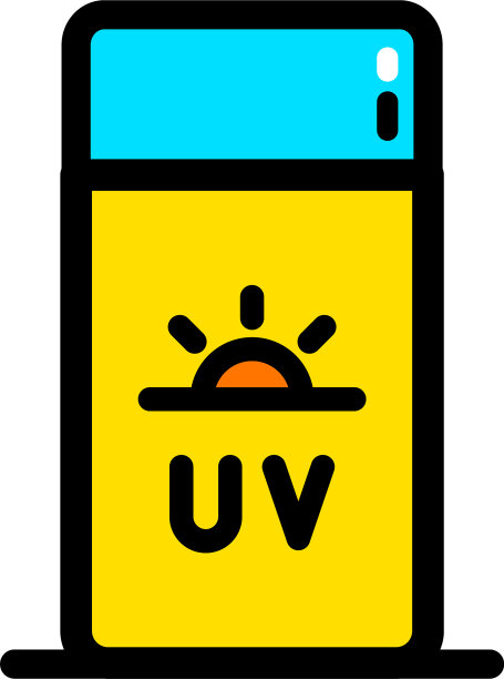 化妆品太阳图标图片下载