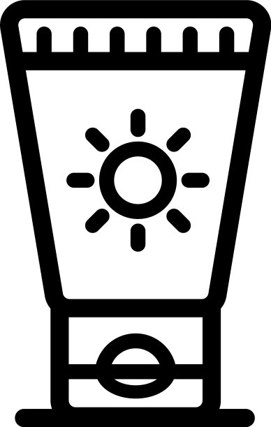 化妆品太阳图标图片下载