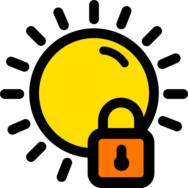 化妆品太阳图标图片下载