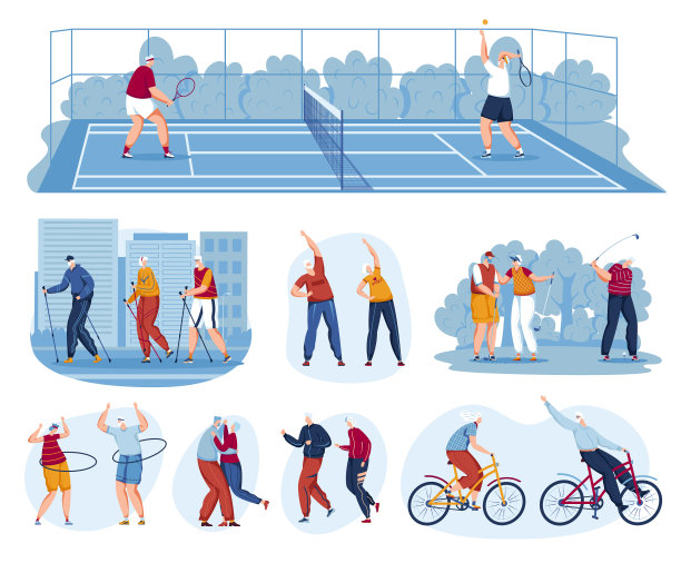 老年人活跃人群图片下载