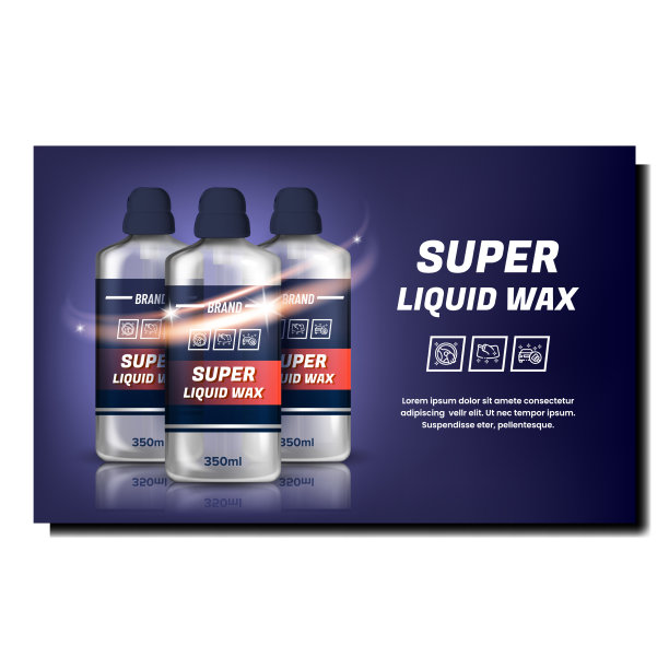 超级液体蜡创意宣传海报图片下载