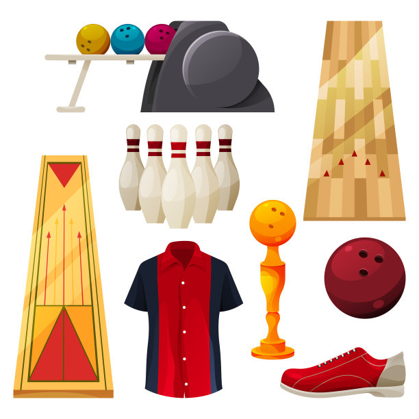 保龄球图标设置玩工具设备图片下载