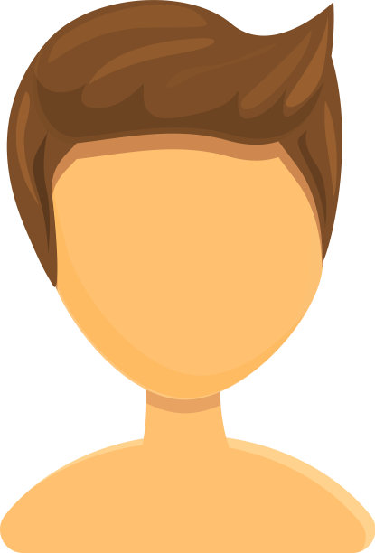 复古发型图标卡通风格图片下载