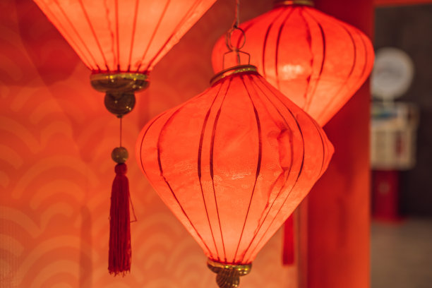 中国新年的红灯笼图片下载