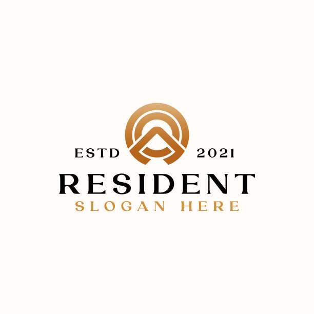 罗豪斯字母标识模板孤立图片下载