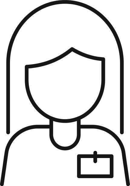 心理学家图标大纲样式图片下载