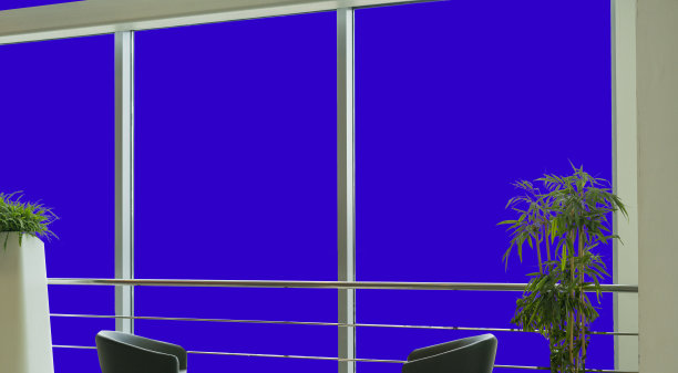 复制空间模型模板与一个窗口看外面，铬makey绿色屏幕图片下载