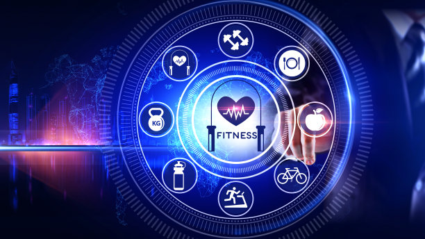 健身图标的概念图片下载