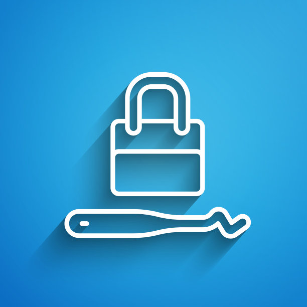 白线开锁器或用于锁的开锁器图片下载