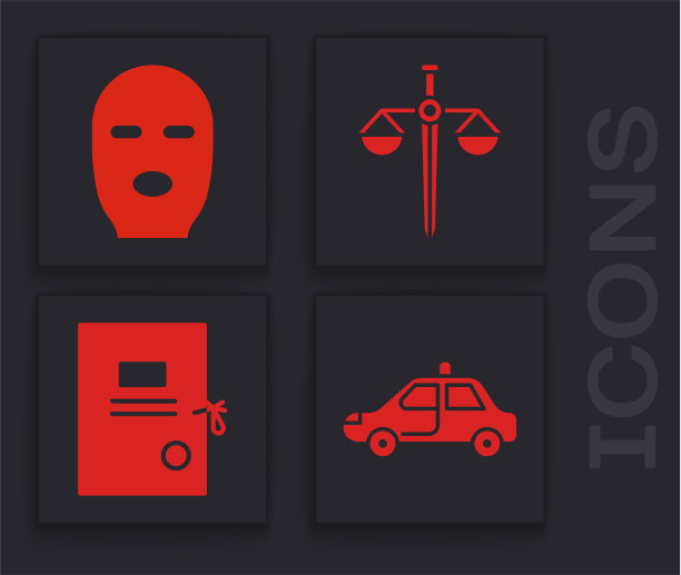 设置警车和闪光贼面具的比例图片下载