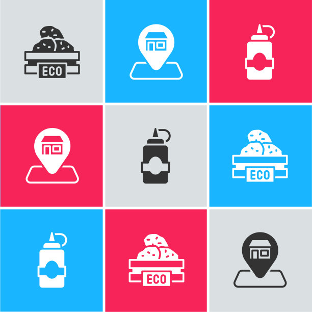 木盒水果定位市场商店图片下载