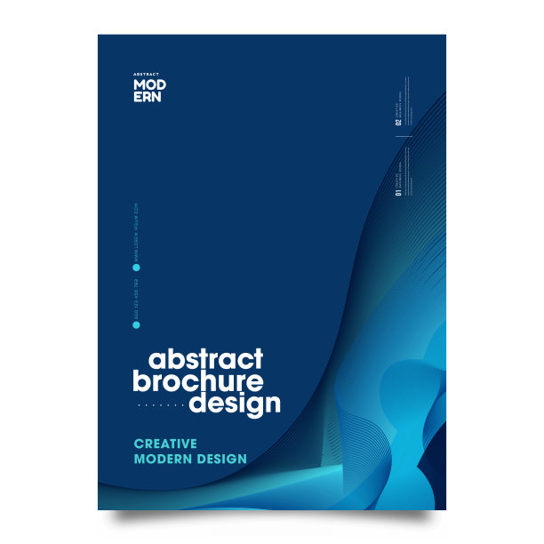 宣传册模板布局背景设计。小册子、单张、公司业务年度报告用蓝色排版图片下载