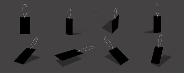 空白销售标签模型收集不同的观点和角度图片下载