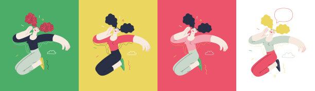 幸福——幸福的人们高高兴兴地跳起来图片下载