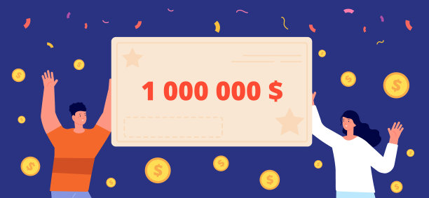 高兴的彩票中奖者，男人中成人持有现金图片下载