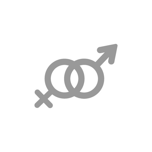 男性和女性符号矢量图标图片下载