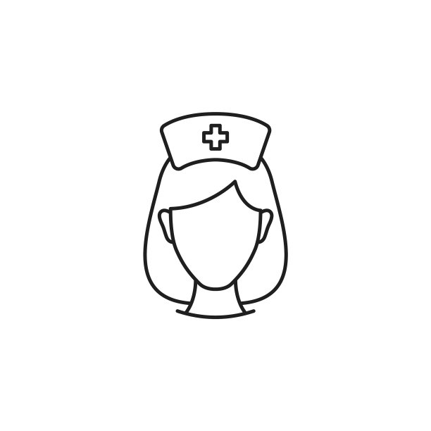 护士图标平图片下载