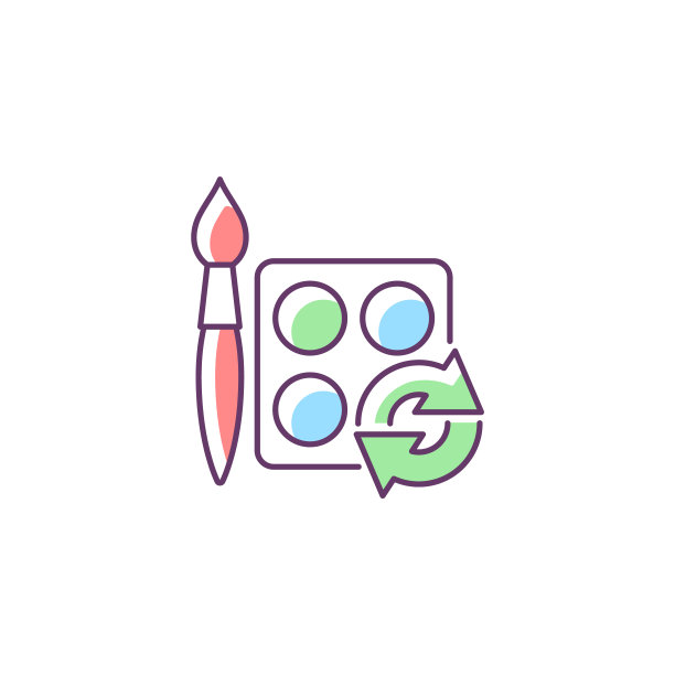 油漆重新填充RGB颜色图标图片下载